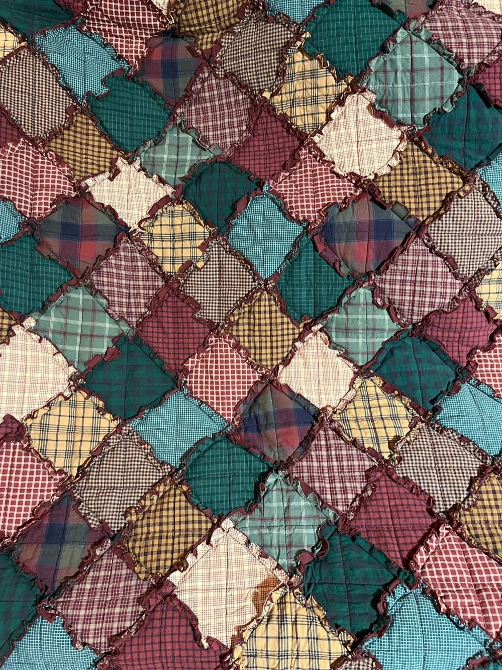 Donna Sharp King Campfire Ragged Quilt 3 pc Set